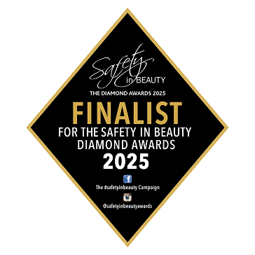 Safety in Beauty Diamond Awards 2025 finalist badge